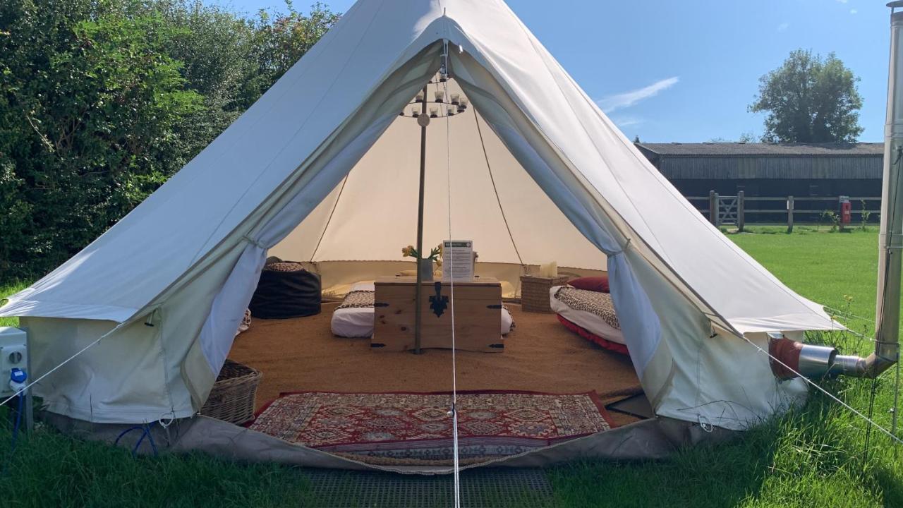 Home Farm Radnage Glamping Bell Tent 6, With Log Burner And Fire Pit Χάι Ουίκαμ Εξωτερικό φωτογραφία